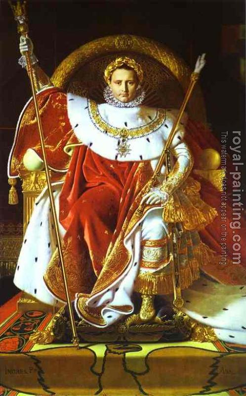 Jean Auguste Dominique Ingres : Napoleon I on His Imperial Throne